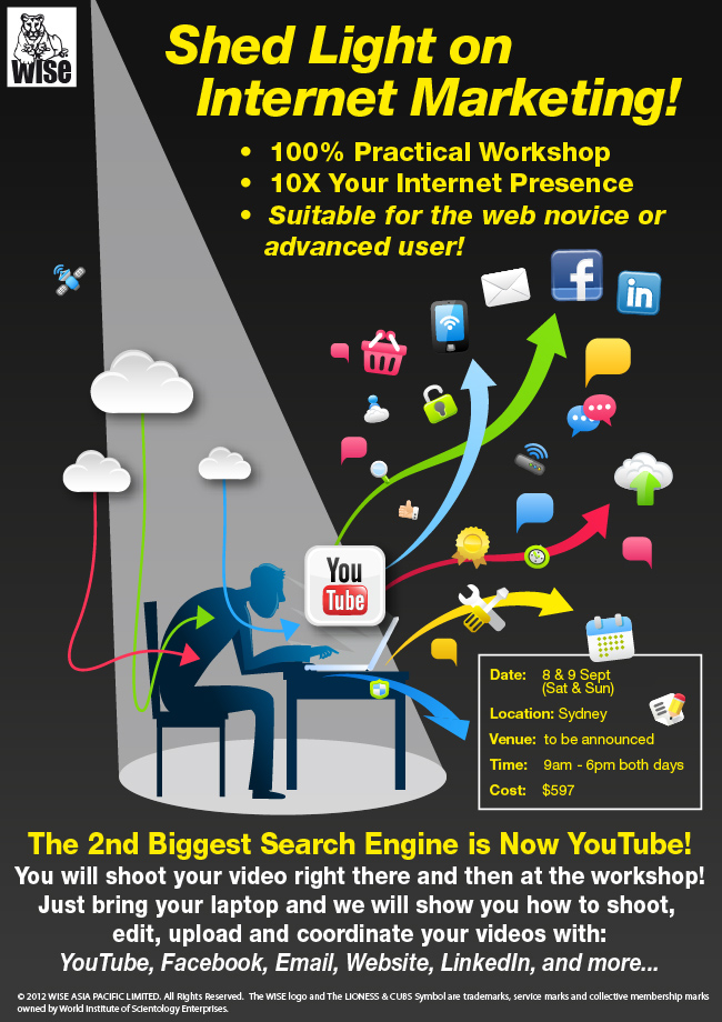 WISE Internet Marketing Seminar YouTube website development australia nationbuilder
